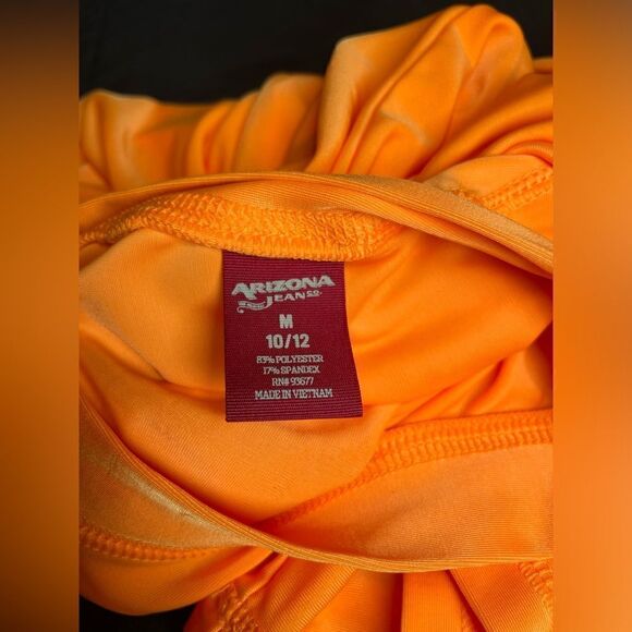 🔥❤️🔥 Orange Rashguard Swim Shirt Arizona Jean Company Unisex Kids Medium… - Picture 4 of 4